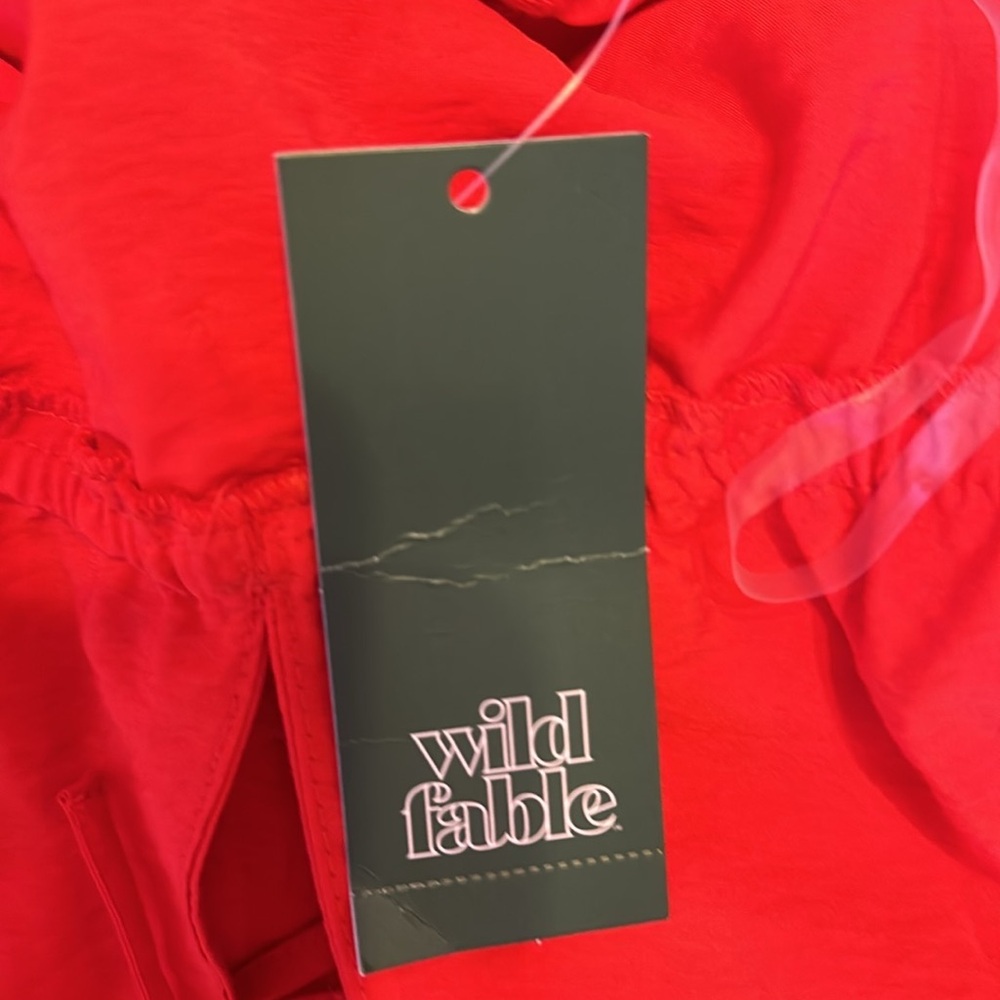 Women's Triangle Cup Tiered Mini Babydoll
Dress - Wild Fable™ Red L - Picture 5 of 13